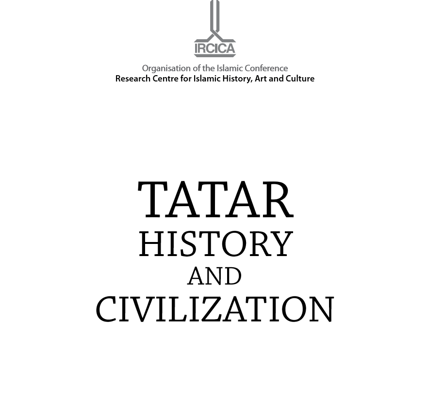 TATAR HISTORY AND CIVILIZATION