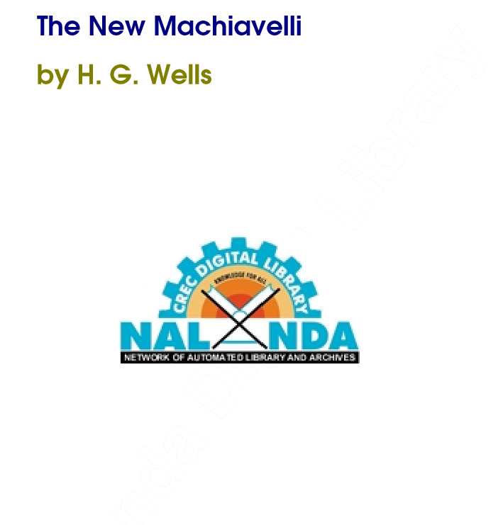 The New Machiavelli