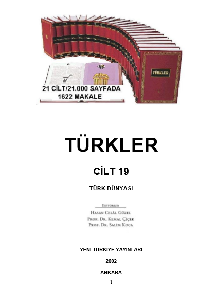 TÜRKLER CĠLT 19