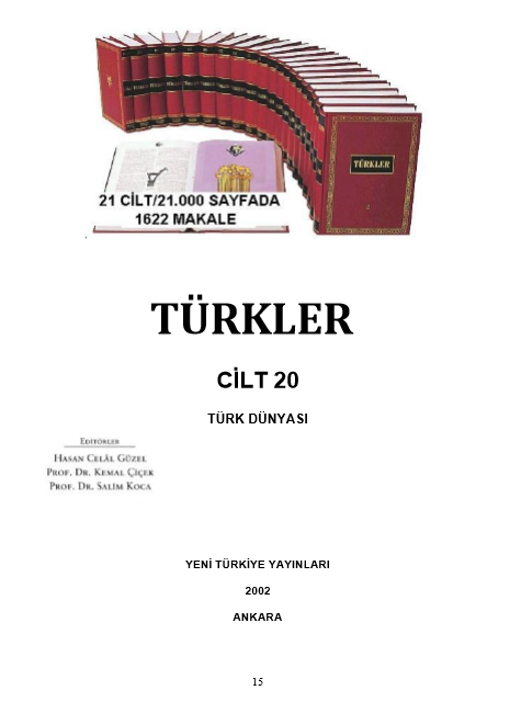 TÜRKLER CĠLT 20