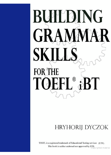 Building Grammar Skills for THE TOEFL