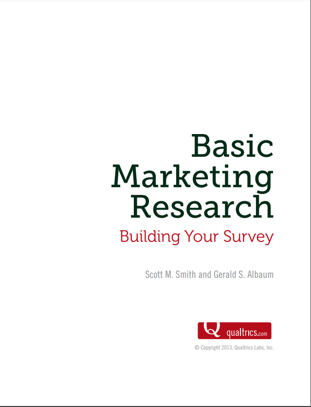 Basic Marketing Research Building Your Survey